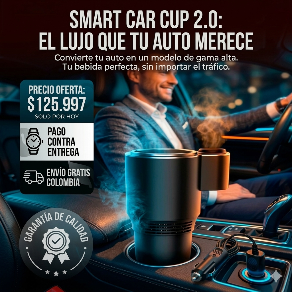 Mini Refrigerador SMART CAR CUP 2.0 - 2 En 1